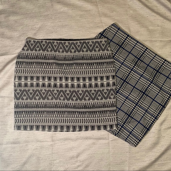 Express Pattern Mini Skirts - Picture 3 of 11